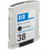 HP 38 (C9412A) inktcartridge mat zwart (origineel) C9412A 030460