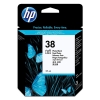 HP 38 (C9413A) inktcartridge foto zwart (origineel)