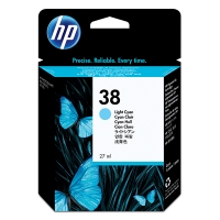 HP 38 (C9418A) inktcartridge licht cyaan (origineel) C9418A 030472