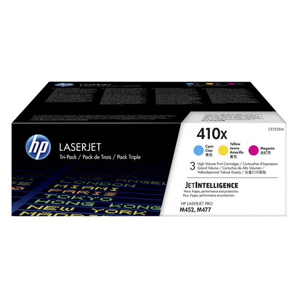 HP 410 (CF252XM) multipack cyaan/magenta/geel (origineel) CF252XM 054271 - 1