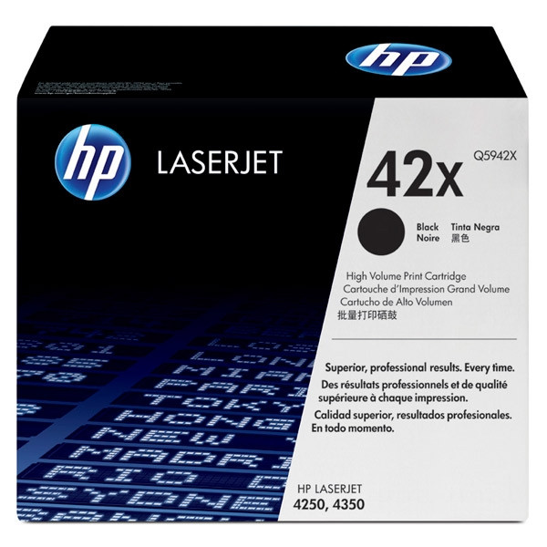 HP 42X (Q5942X) toner zwart hoge capaciteit (origineel) Q5942X 039520 - 1