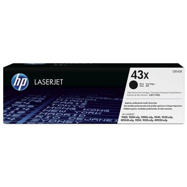 HP 43X (C8543X) toner zwart hoge capaciteit (origineel) C8543X 033030 - 1