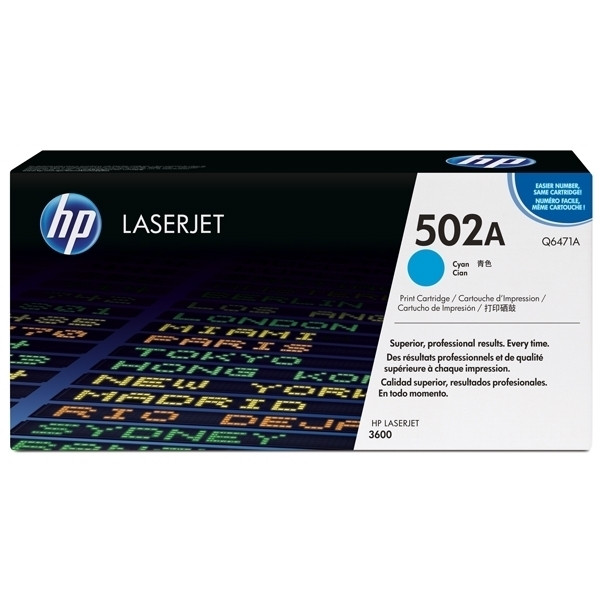 HP 502A (Q6471A) toner cyaan (origineel) Q6471A 039585 - 1