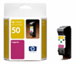 HP 50 (51650ME) inktcartridge magenta (origineel) 51650ME 030370