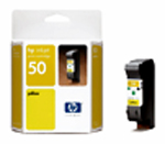 HP 50 (51650YE) inktcartridge geel (origineel)