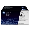 HP 53XD (Q7553XD) toner zwart hoge capaciteit dubbelpak (origineel) 054078 - 1