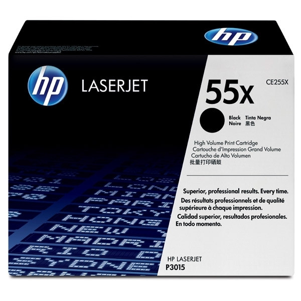 HP 55X (CE255X) toner zwart hoge capaciteit (origineel) CE255X 039888 - 1