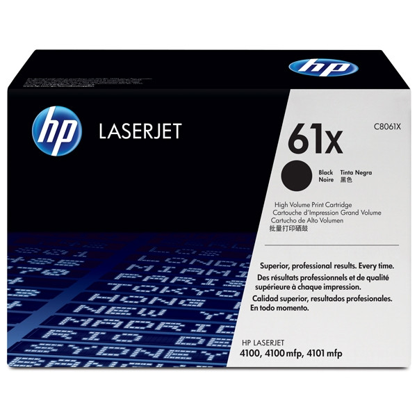 HP 61X (C8061X) toner zwart hoge capaciteit (origineel) C8061X 033020 - 1