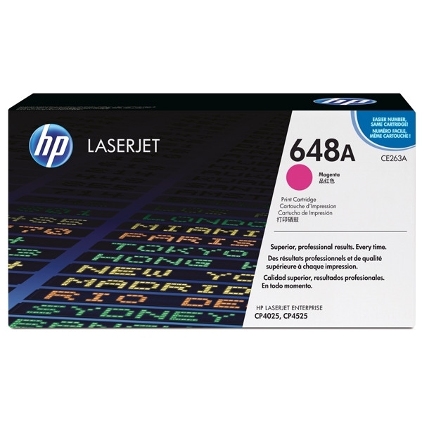 HP 648A (CE263A) toner magenta (origineel) CE263A 039900 - 1