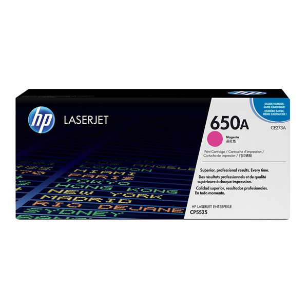 HP 650A (CE273A) toner magenta (origineel) CE273A 039968 - 1