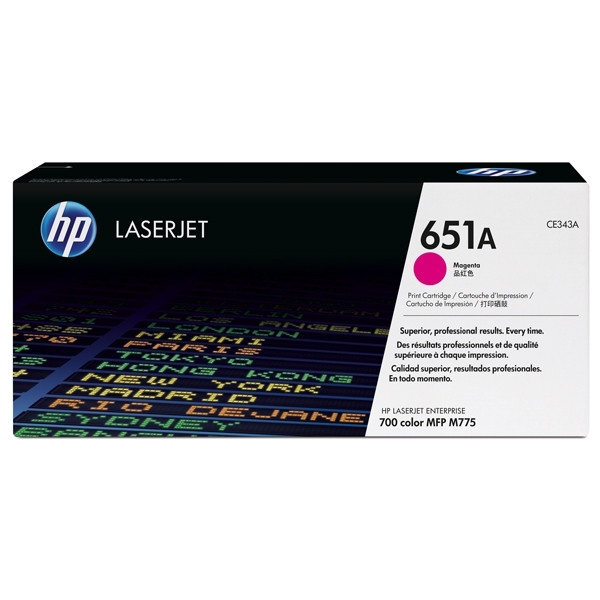 HP 651A (CE343A) toner magenta (origineel) CE343A 054662 - 1