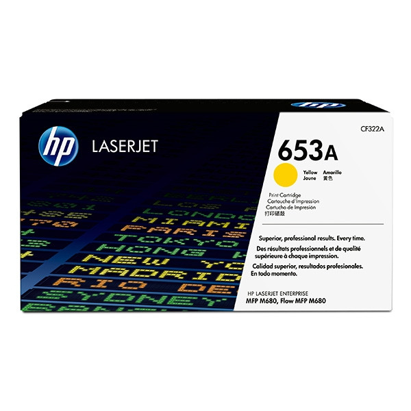 HP 653A (CF322A) toner geel (origineel) CF322A 054778 - 1