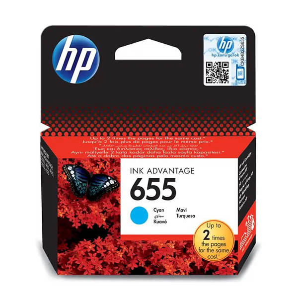 HP 655 (CZ110AE) inktcartridge cyaan (origineel) 044218 - 1