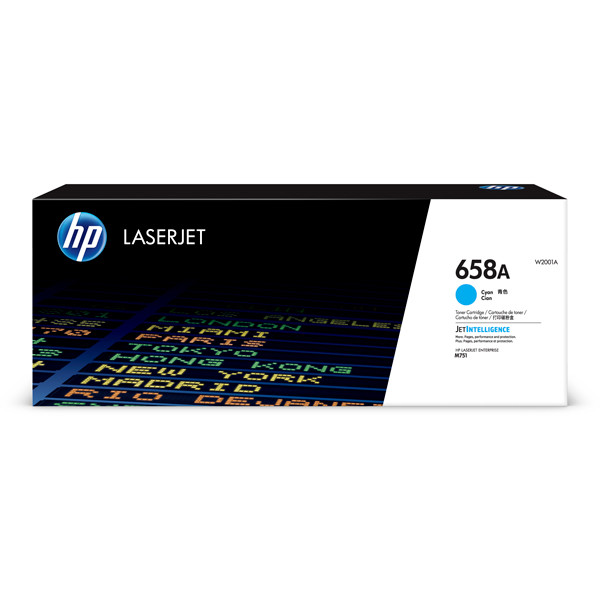 HP 658A (W2001A) toner cyaan (origineel) W2001A 055402 - 1