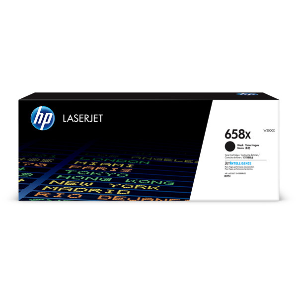 HP 658X (W2000X) toner zwart hoge capaciteit (origineel) W2000X 055400 - 1