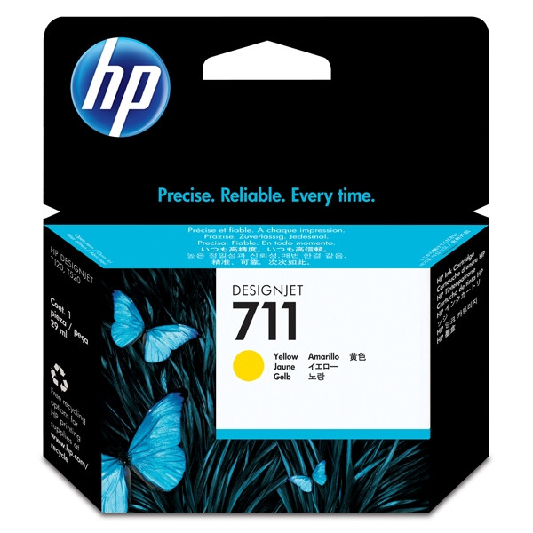 HP 711 (CZ132A) inktcartridge geel (origineel) CZ132A 044200 - 1