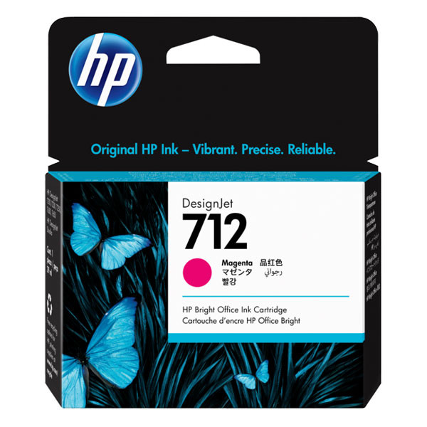 HP 712 (3ED68A) inktcartridge magenta (origineel) 3ED68A 093110 - 1