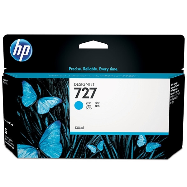 HP 727 (B3P19A) inktcartridge cyaan hoge capaciteit (origineel) B3P19A 044290 - 1