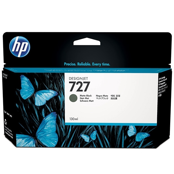 HP 727 (B3P22A) inktcartridge mat zwart hoge capaciteit (origineel) B3P22A 044296 - 1