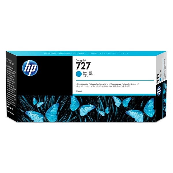 HP 727 (F9J76A) inktcartridge cyaan extra hoge capaciteit (origineel) F9J76A 044508 - 1