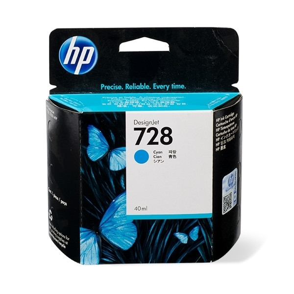 HP 728 (F9J63A) inktcartridge cyaan (origineel) F9J63A 044484 - 1