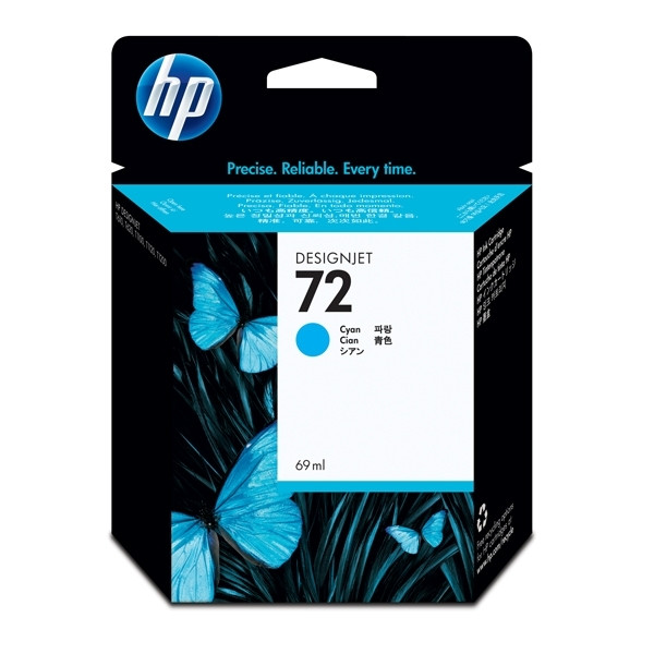 HP 72 (C9398A) inktcartridge cyaan (origineel) C9398A 030882 - 1