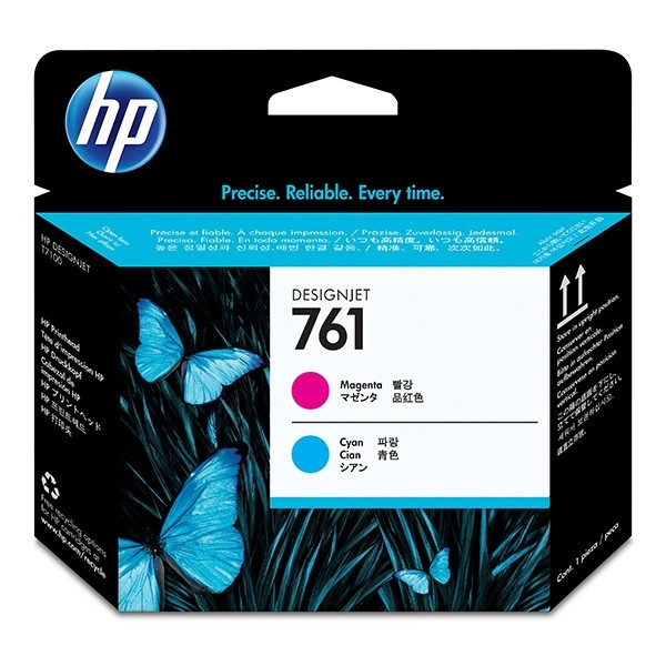 HP 761 (CH646A) printkop magenta en cyaan (origineel) CH646A 044072 - 1