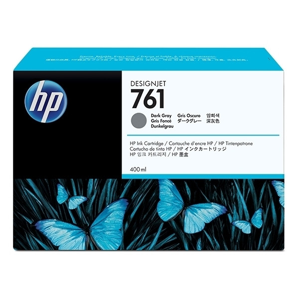 HP 761 (CM996A) inktcartridge donker grijs (origineel) CM996A 044066 - 1