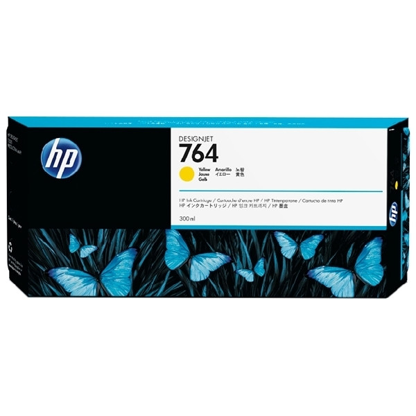 HP 764 (C1Q15A) inktcartridge geel (origineel) C1Q15A 044404 - 1