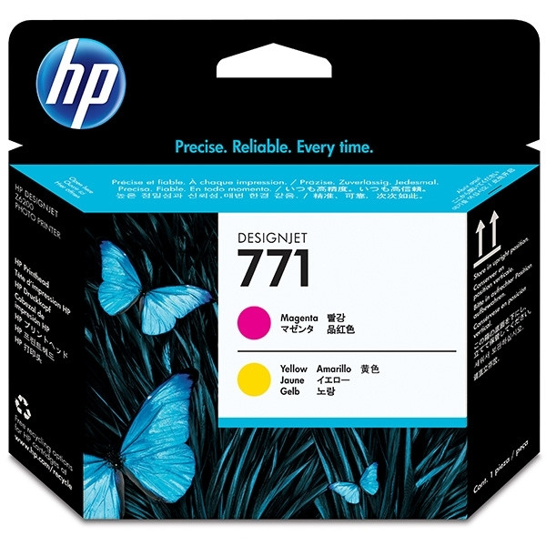 HP 771 (CE018A) printkop magenta en geel (origineel) CE018A 044098 - 1