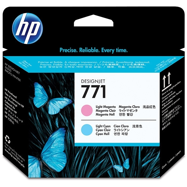 HP 771 (CE019A) printkop licht magenta en licht cyaan (origineel) CE019A 044100 - 1