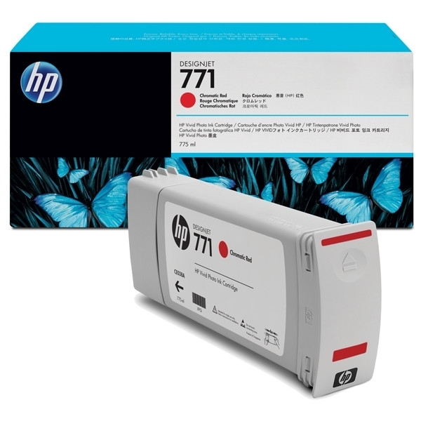 HP 771 (CE038A) inktcartridge chromatic red (origineel) CE038A 044080 - 1