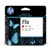 HP 774 (P2V99A) printkop magenta en geel (origineel) P2V99A 055358