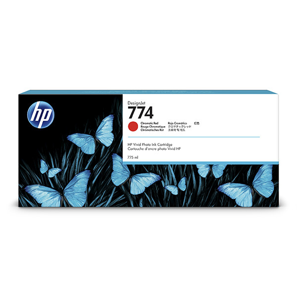 HP 774 (P2W02A) inktcartridge chromatic red (origineel) P2W02A 055364 - 1