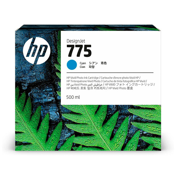 HP 775 (1XB17A) inktcartridge cyaan (origineel) 1XB17A 093296 - 1