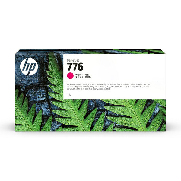 HP 776 (1XB07A) inktcartridge magenta (origineel) 1XB07A 093262 - 1