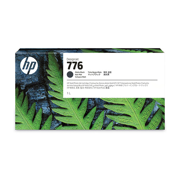 HP 776 (1XB12A) inktcartridge mat zwart (origineel) 1XB12A 093272 - 1