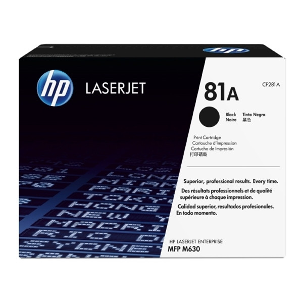 HP 81A (CF281A) toner zwart (origineel) CF281A 054812 - 1