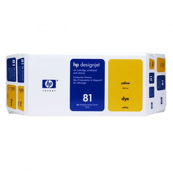 HP 81 (C4993A) value pack geel (origineel) 031535 - 1
