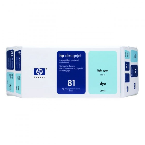 HP 81 (C4994A) value pack licht cyaan (origineel) 031545 - 1