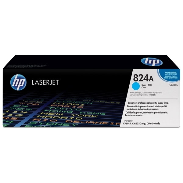 HP 824A (CB381A) toner cyaan (origineel) CB381A 039790 - 1