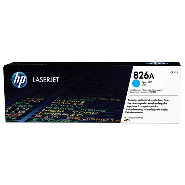 HP 826A (CF311A) toner cyaan (origineel) CF311A 054726 - 1