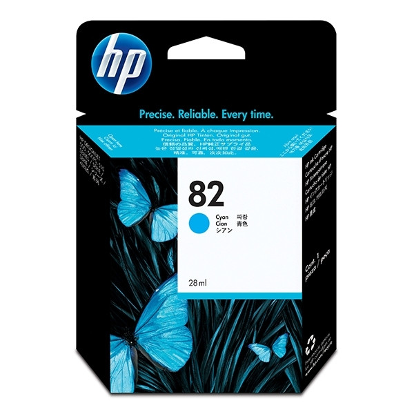 HP 82 (C4911A) inktcartridge cyaan (origineel) C4911A 031000 - 1