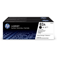 HP 83A (CF283AD) toner zwart dubbelpack (origineel) CF283AD 055068