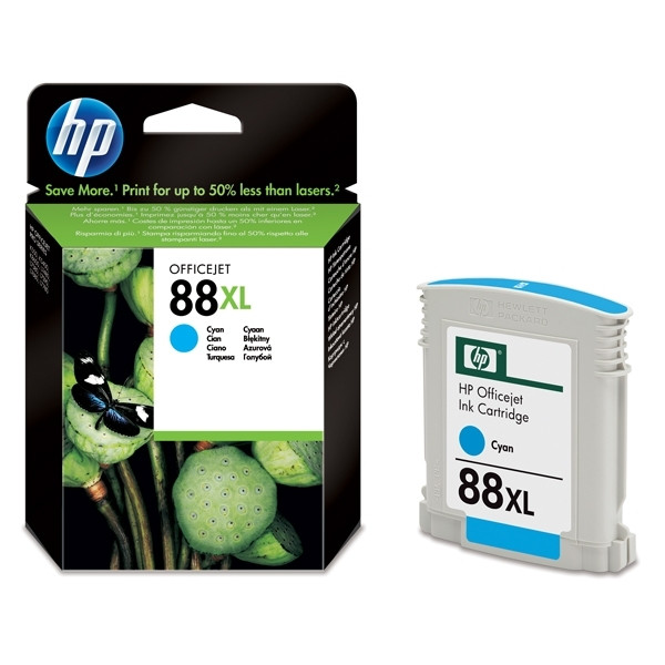 HP 88XL (C9391AE) inktcartridge cyaan hoge capaciteit (origineel) C9391AE 030750 - 1