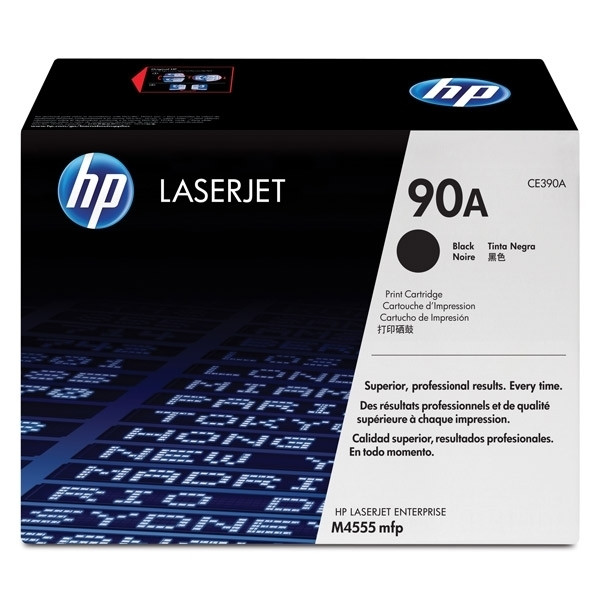 HP 90A (CE390A) toner zwart (origineel) CE390A 054028 - 1