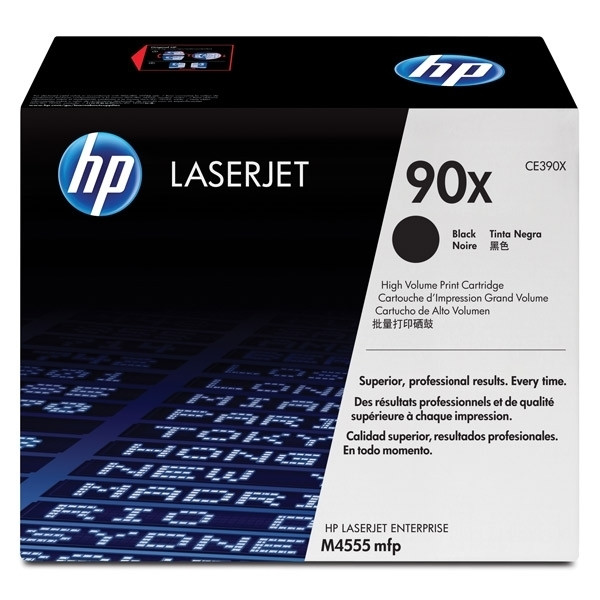 HP 90X (CE390X) toner zwart hoge capaciteit (origineel) CE390X 054030 - 1