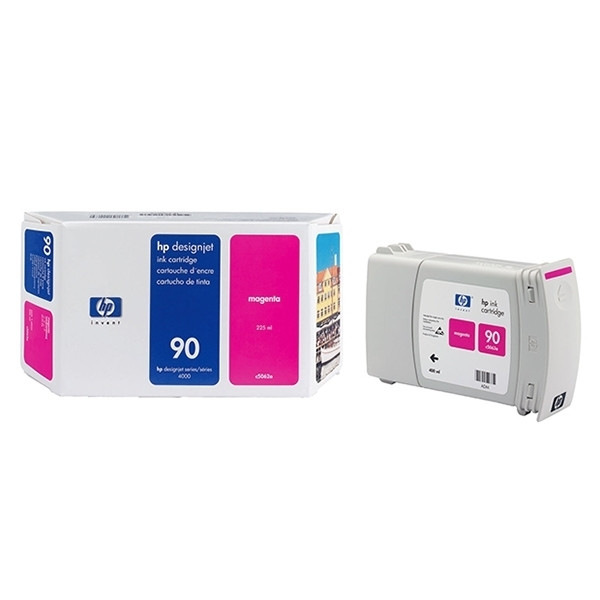 HP 90 (C5063A) inktcartridge magenta hoge capaciteit (origineel) C5063A 030640 - 1