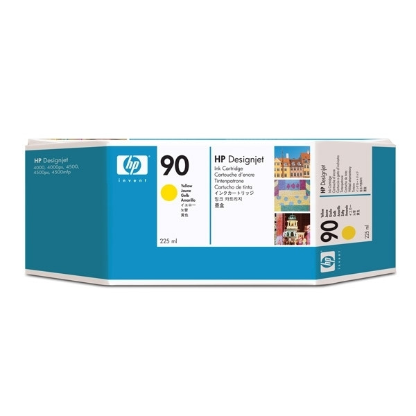 HP 90 (C5064A) inktcartridge geel (origineel) C5064A 030645 - 1