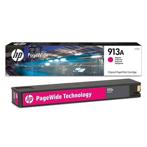 HP 913A (F6T78AE) inktcartridge magenta (origineel) F6T78AE 054910 - 1